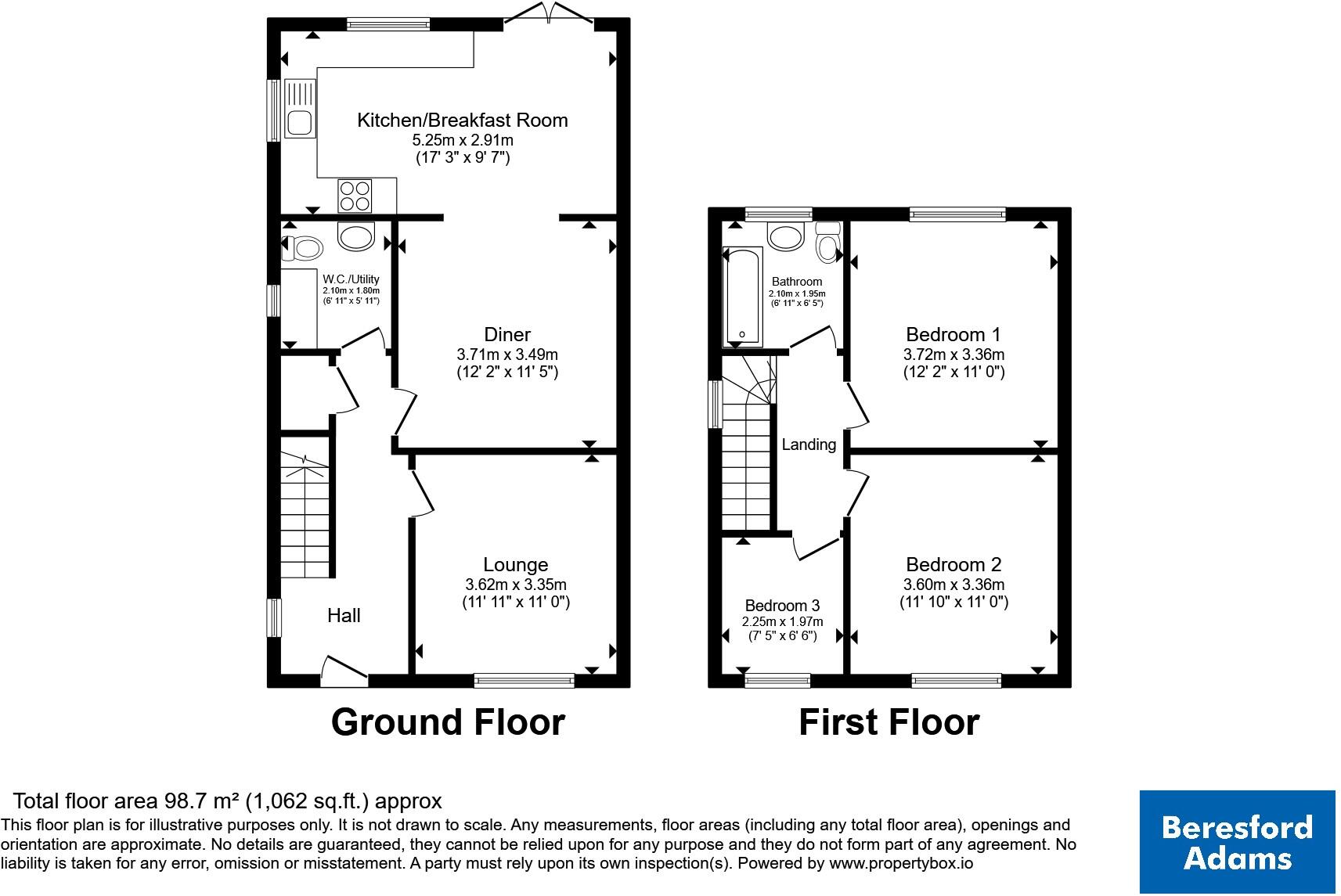 Bryn Marl Road, Mochdre, Colwyn Bay, Conwy, LL28 floorplan