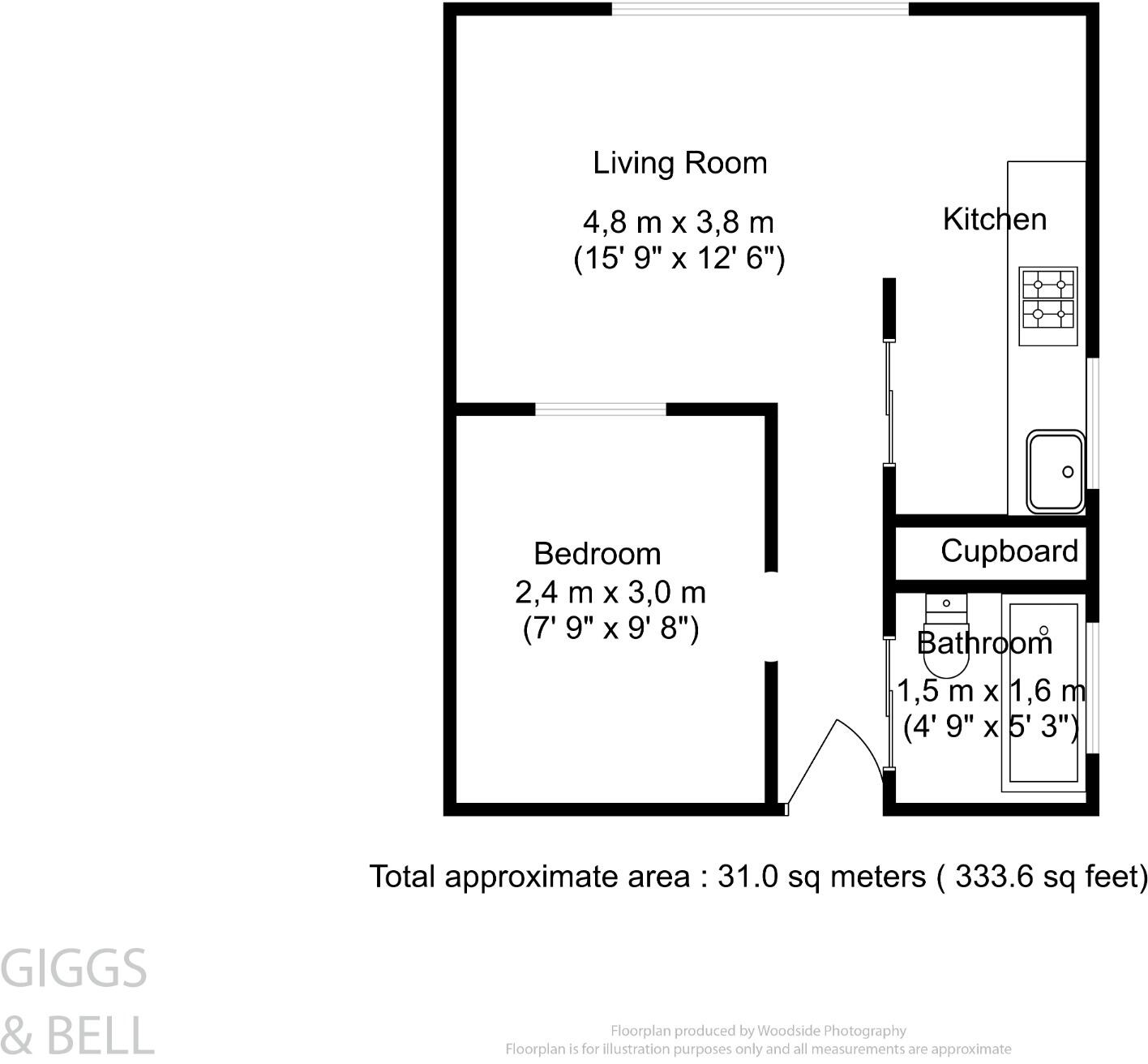 Handcross Road, Luton, Bedfordshire, LU2 floorplan