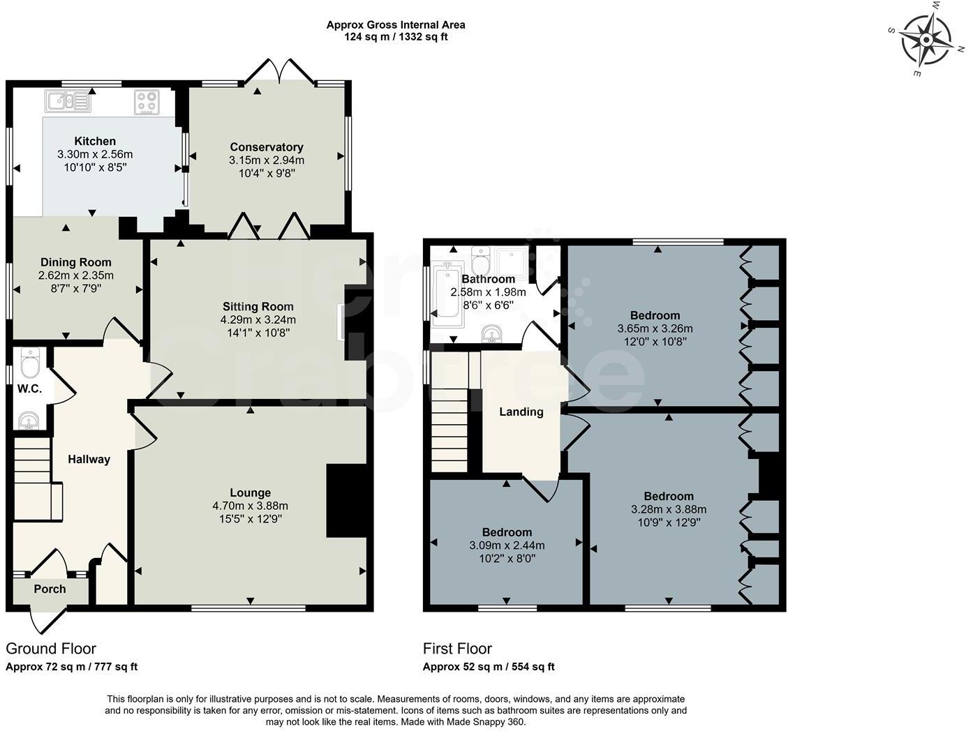Beatty Avenue, Cyncoed, Cardiff floorplan