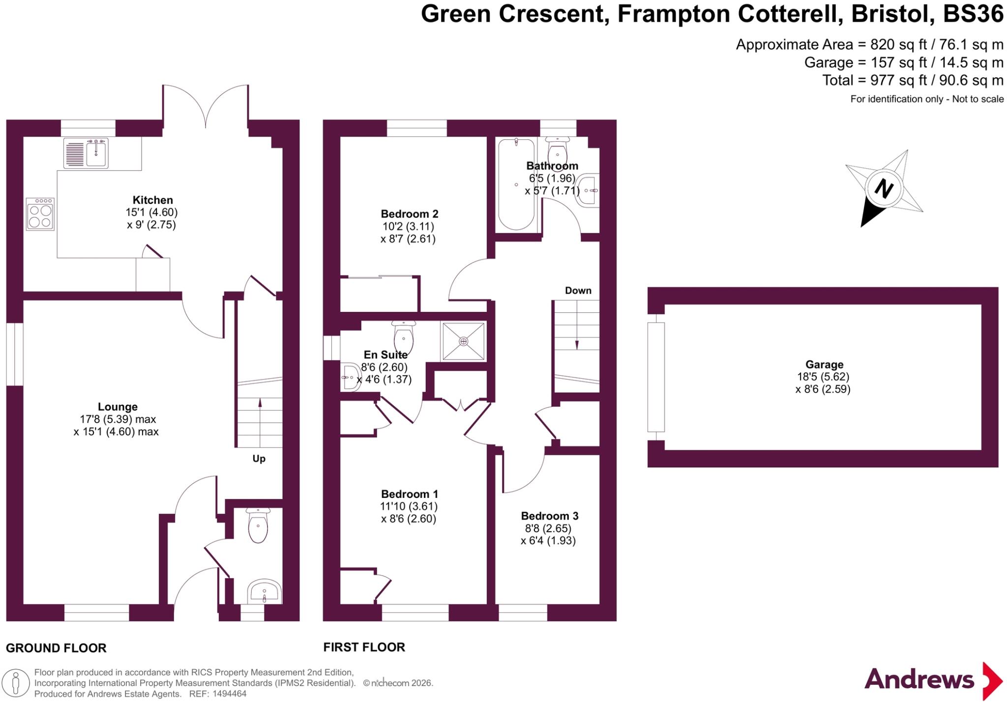 Green Crescent, Frampton Cotterell, Bristol, Gloucestershire, BS36 floorplan