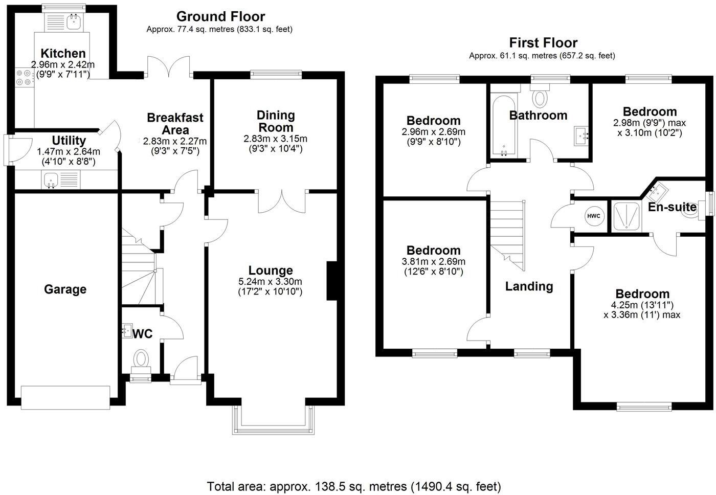 Cookson Close, Muxton, Telford floorplan