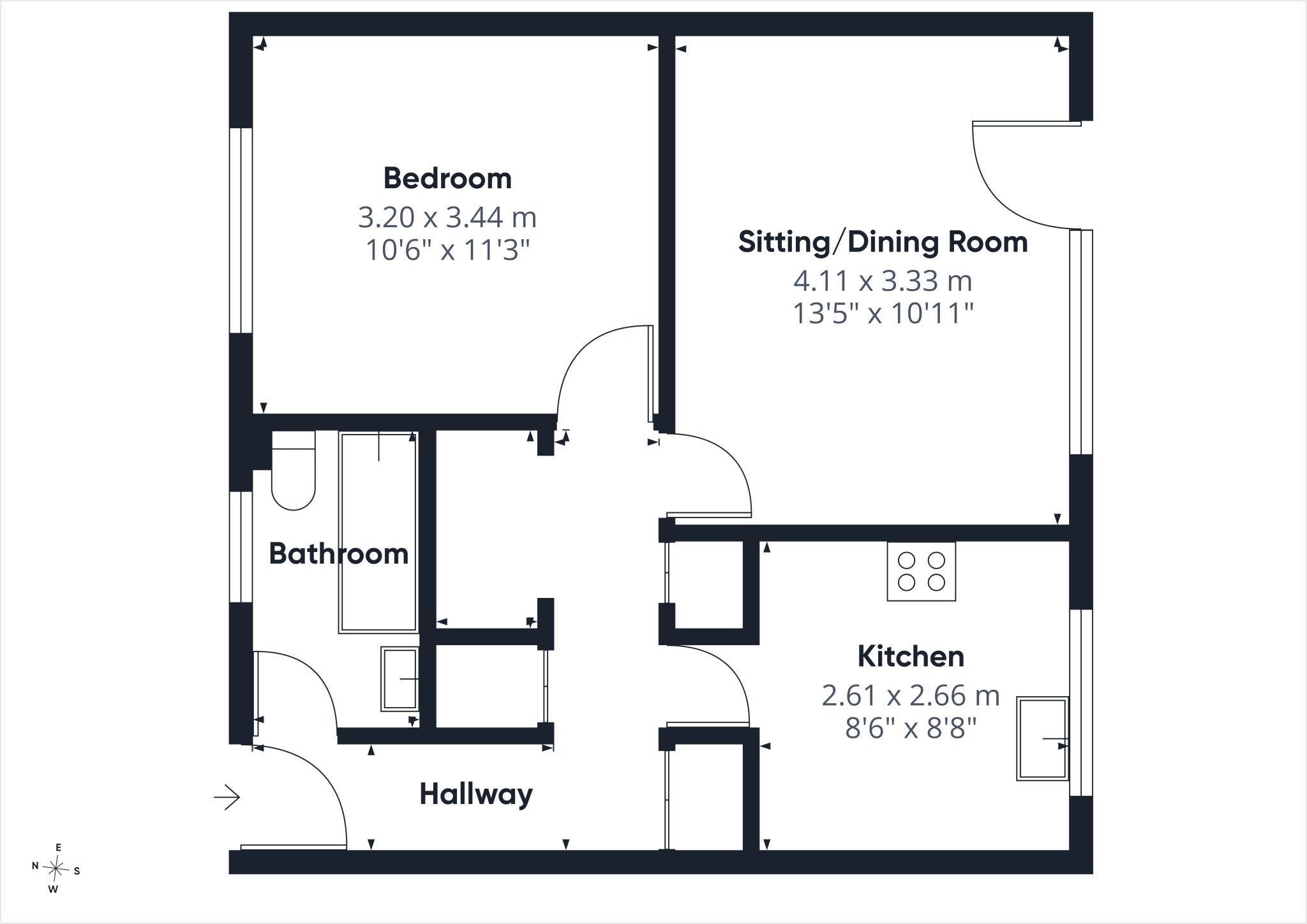 Three Crosses Road, Ross-on-Wye, Herefordshire, HR9 floorplan