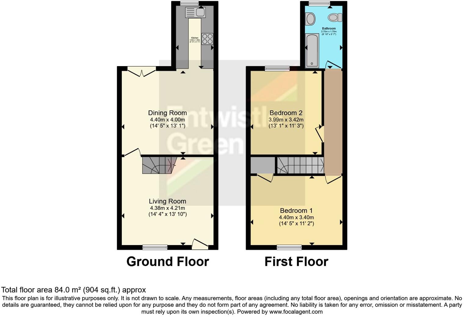 Knotts Lane, Colne, Lancashire, BB8 floorplan