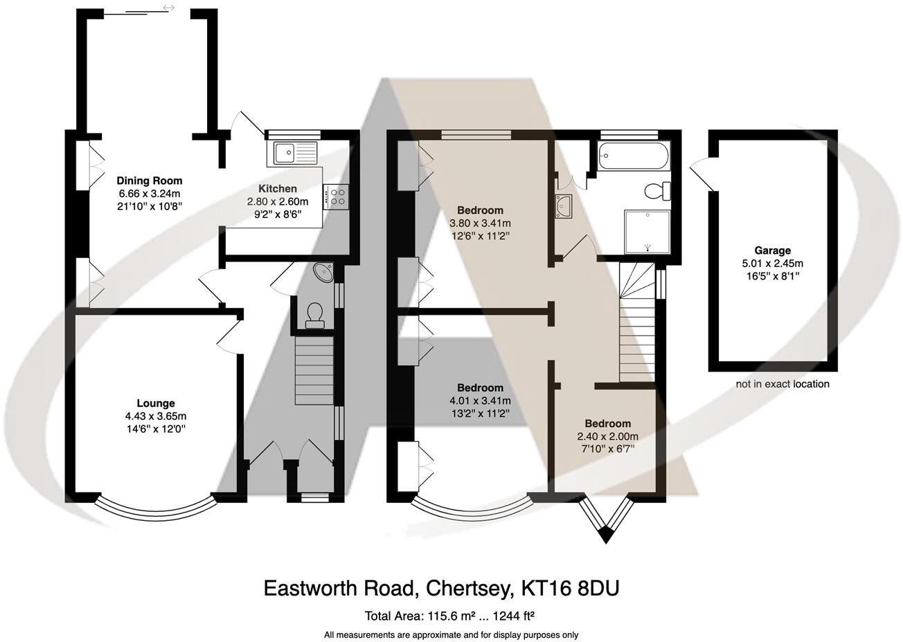Eastworth Road, Chertsey floorplan