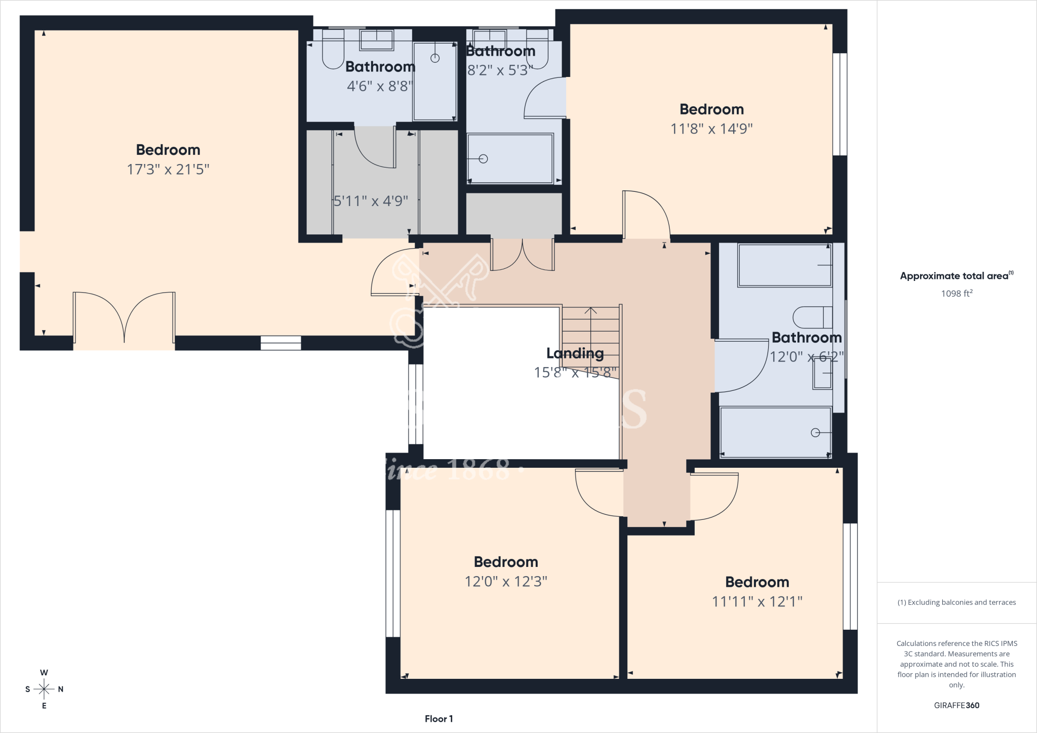 Bassenthwaite Gardens, Redmarshall, Stockton-on-Tees, Durham, TS21 floorplan