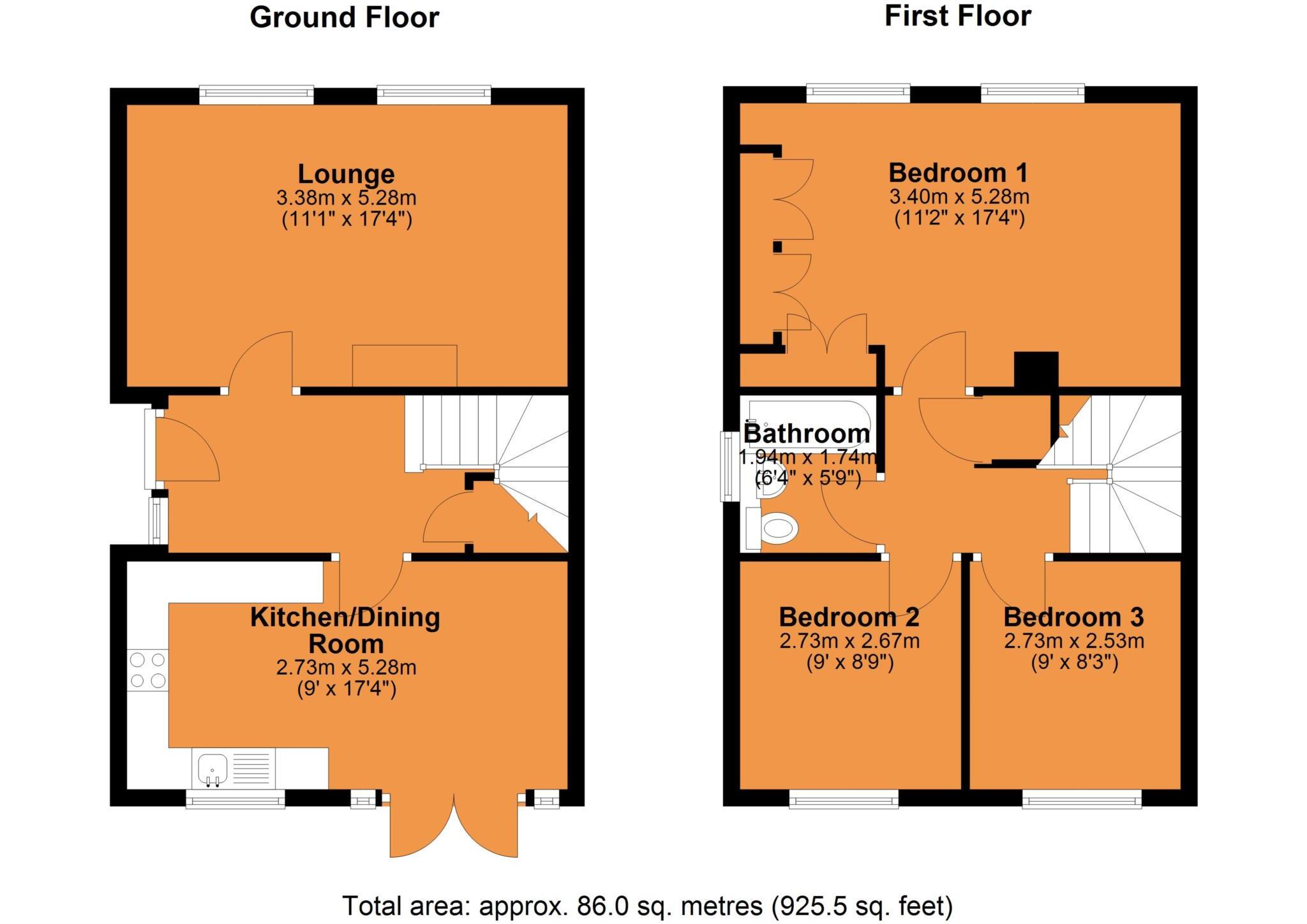 Frobisher Road, Bilton floorplan