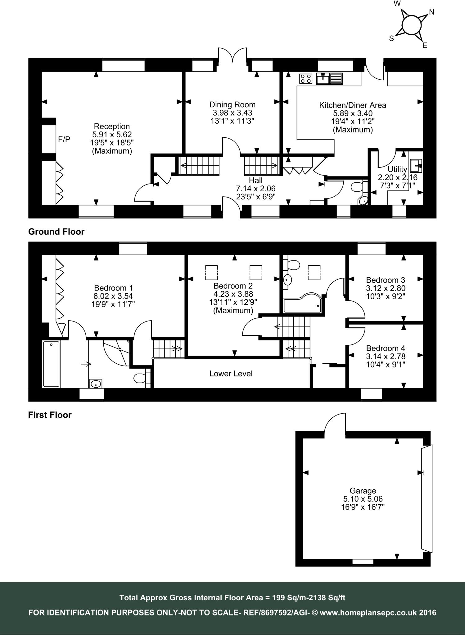 Main Street, Polebrook, Northamptonshire, PE8 floorplan
