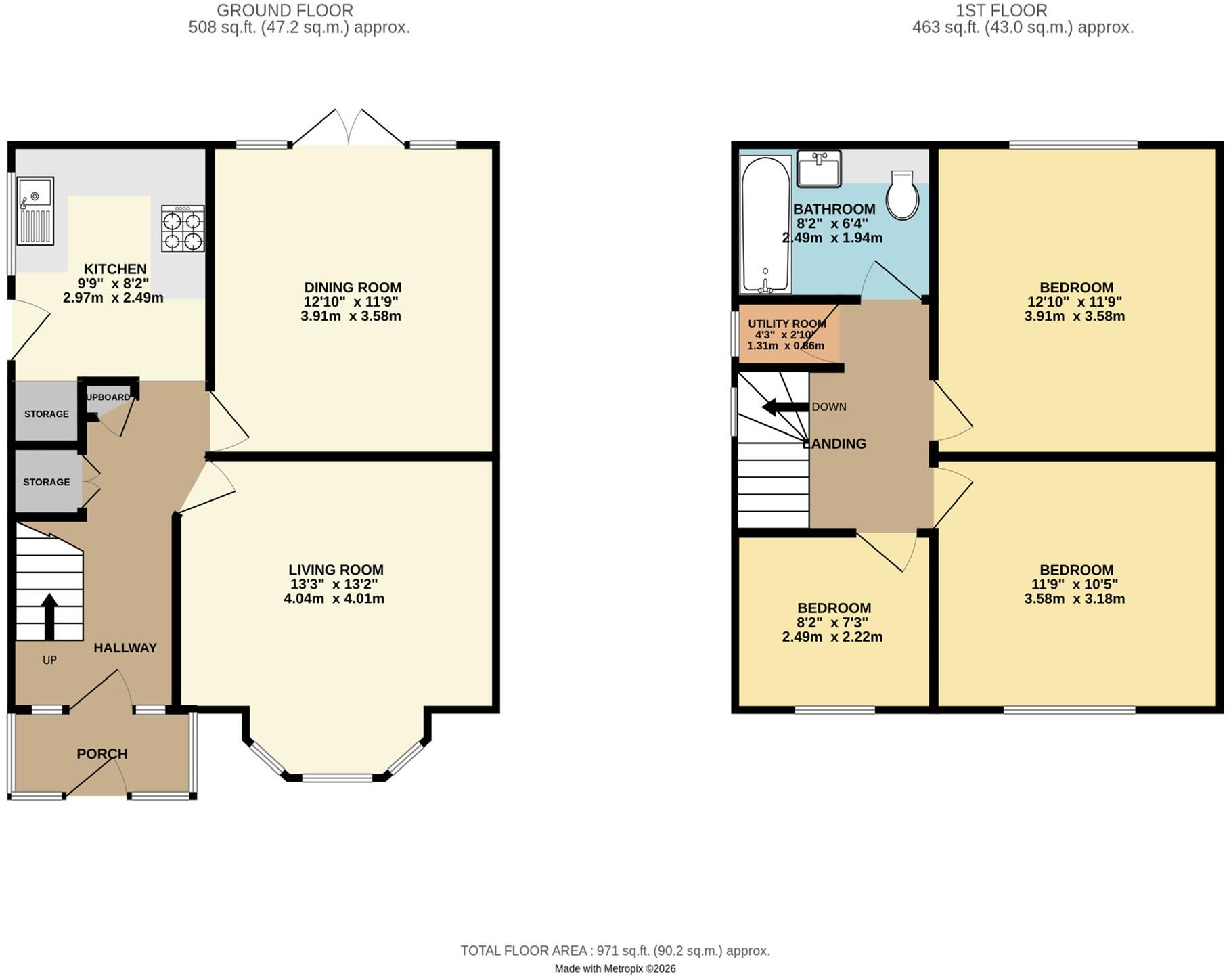 Derby Road, Heaton Moor, Stockport, SK4 floorplan