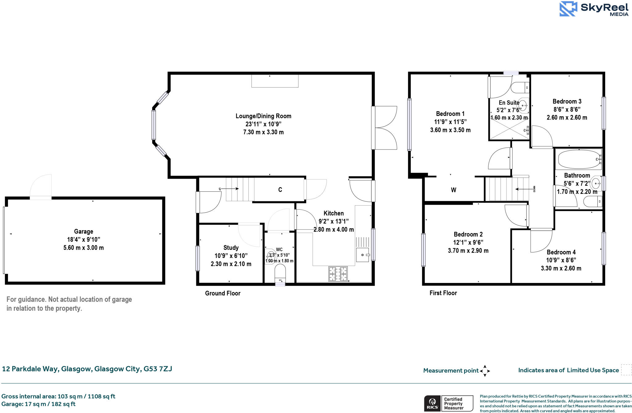 12, Parkdale Way, Glasgow, Glasgow City floorplan