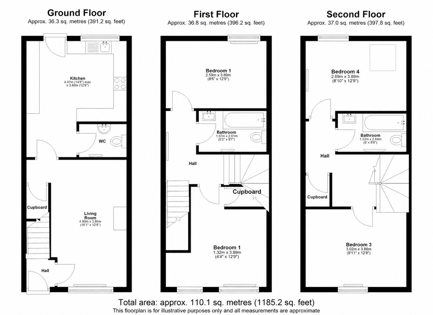 Tenter Hill, Bradford floorplan