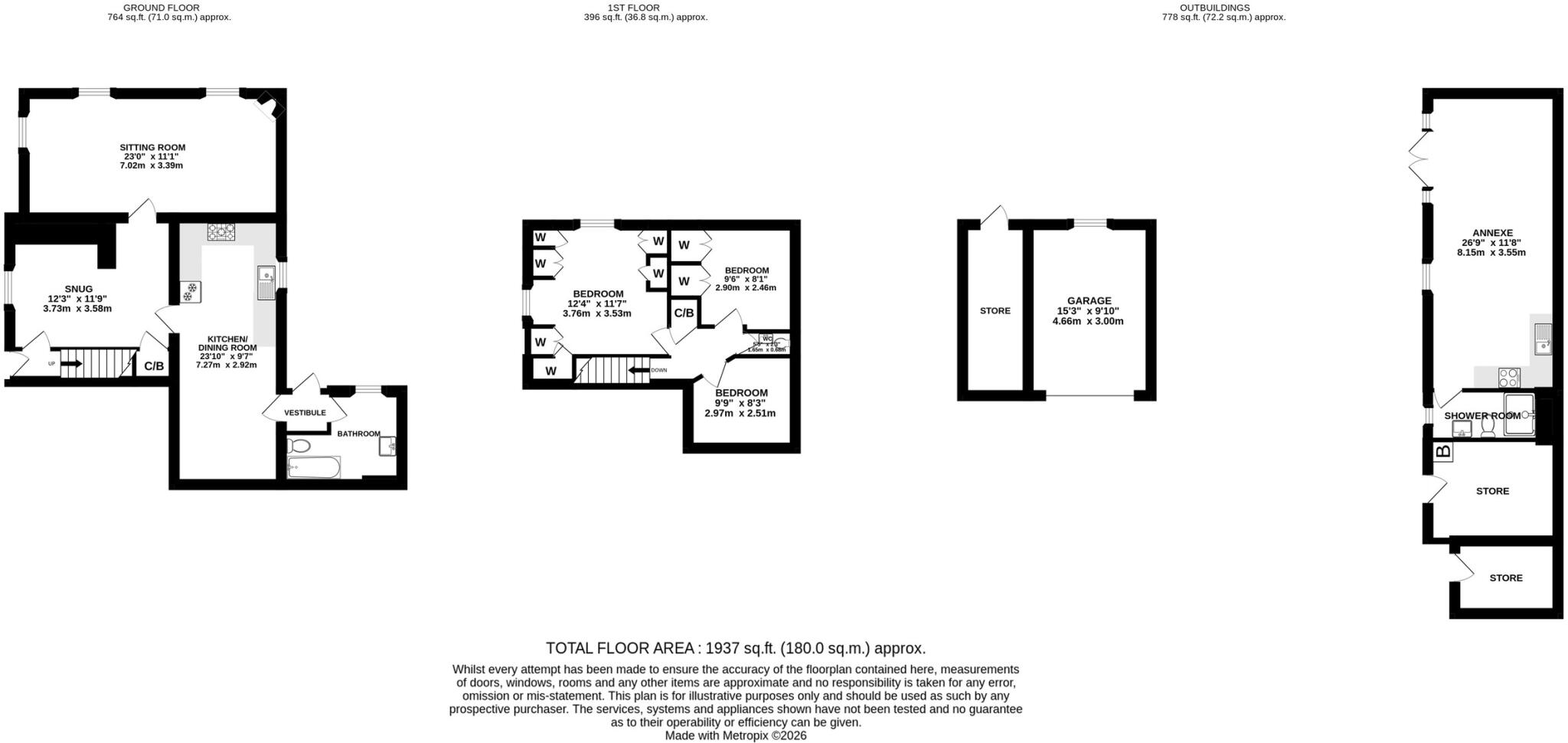 Hectors Stones, Woolavington floorplan