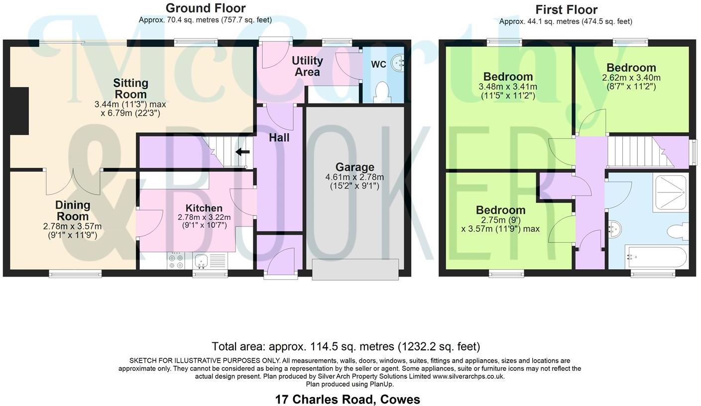 IMMACULATE DETACHED HOME - Charles Road, Cowes floorplan