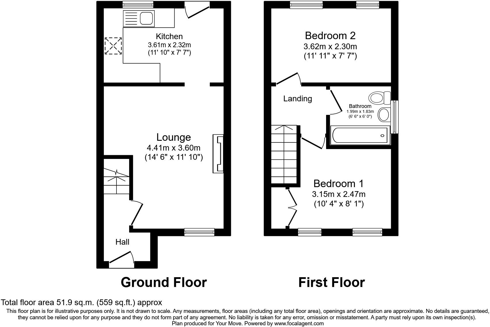 Woodmere Way, Kingsteignton, Newton Abbot, Devon, TQ12 floorplan