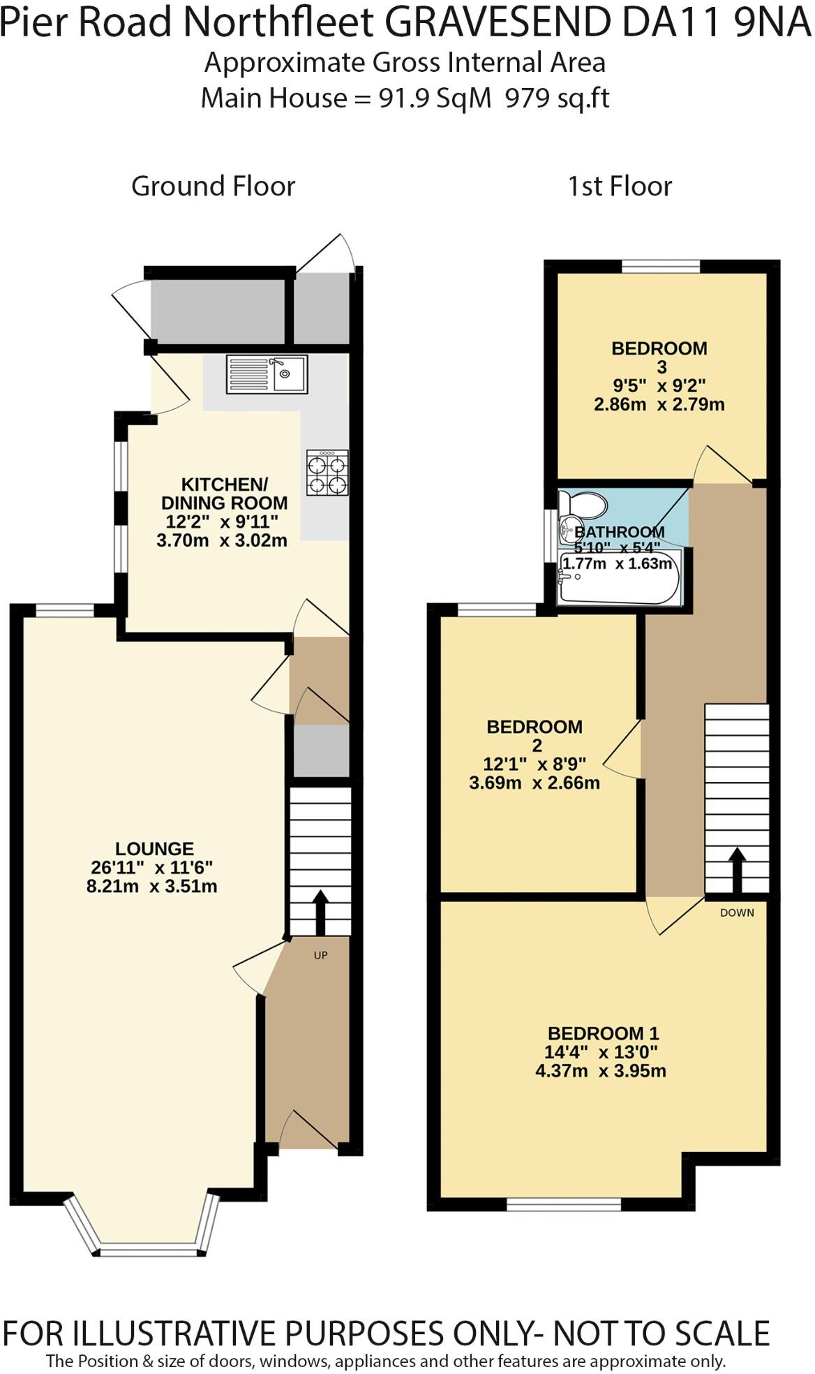 Pier Rd, Northfleet, Gravesend, DA11 floorplan