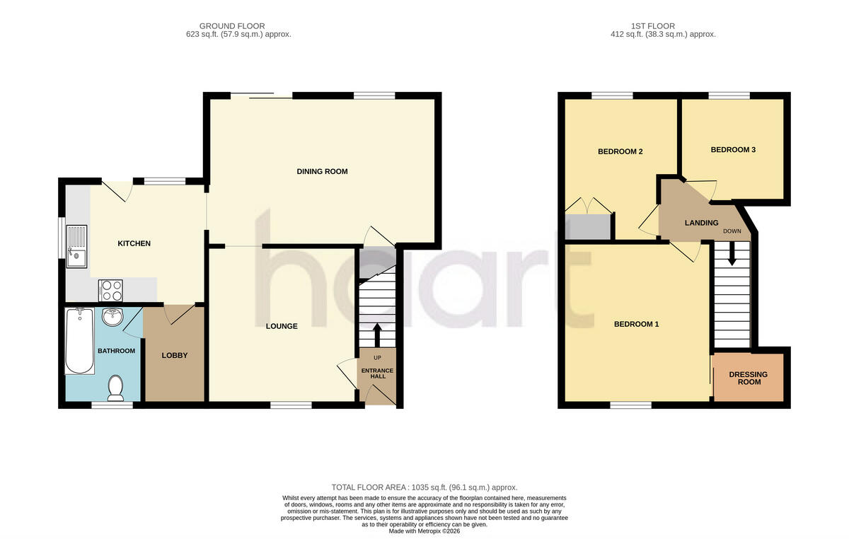 Basin Road, Outwell floorplan