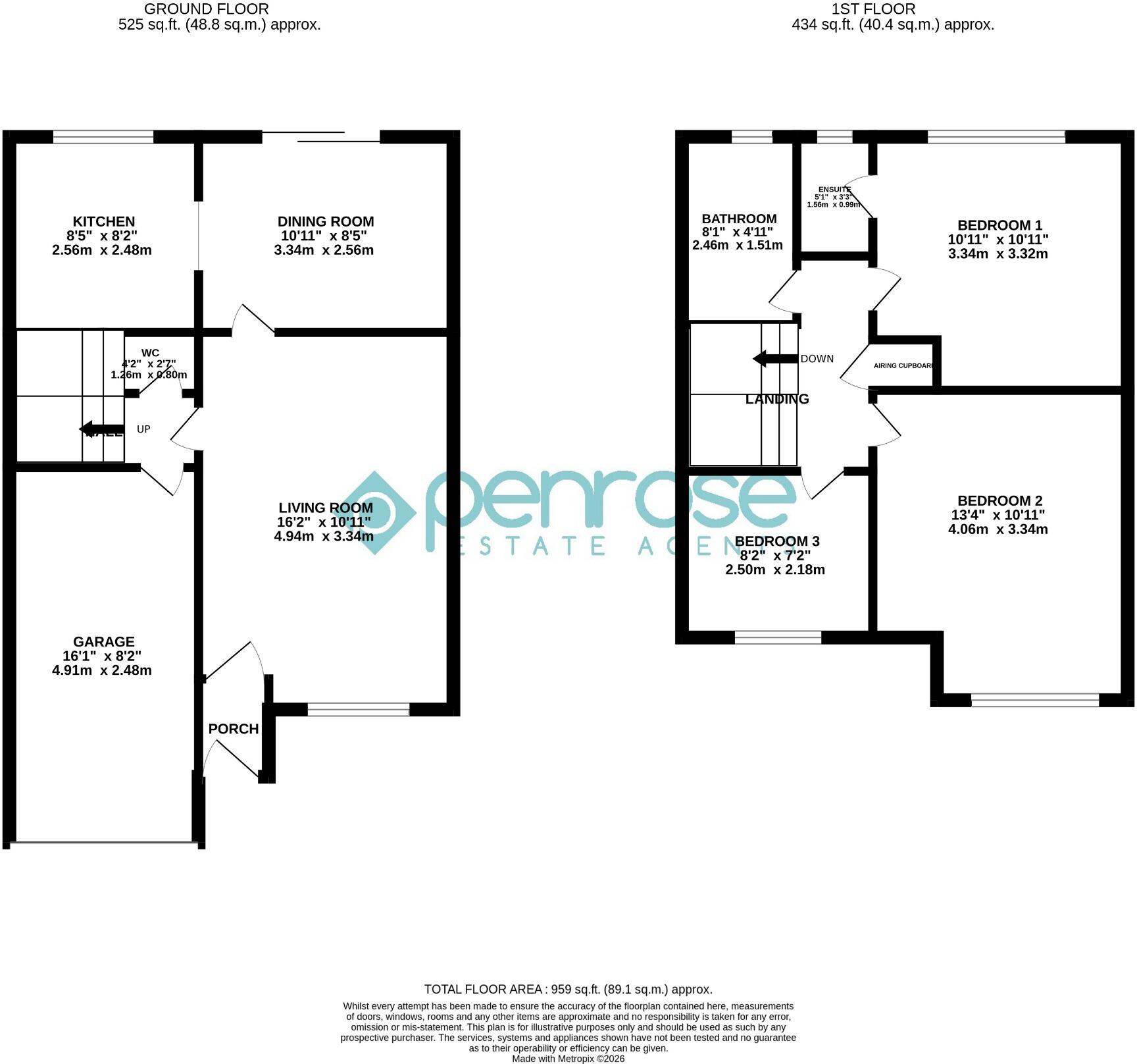Furze Close, Luton, Bedfordshire, LU2 7UB floorplan