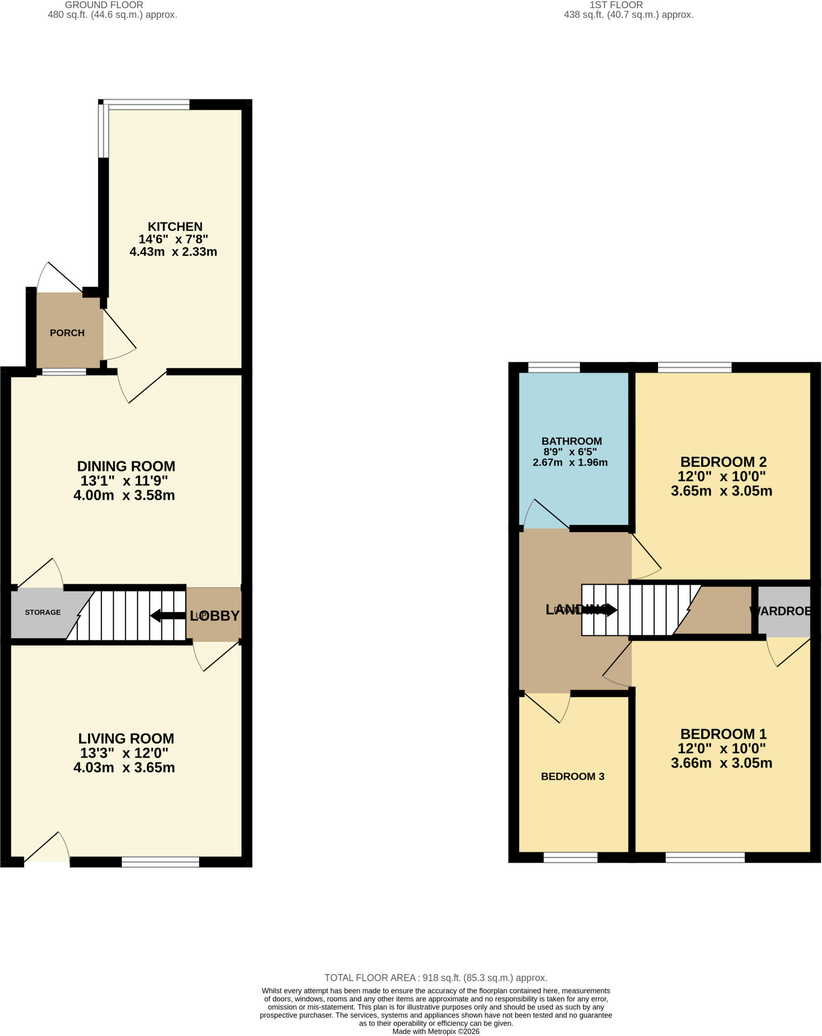 Bank Street, Somercotes floorplan