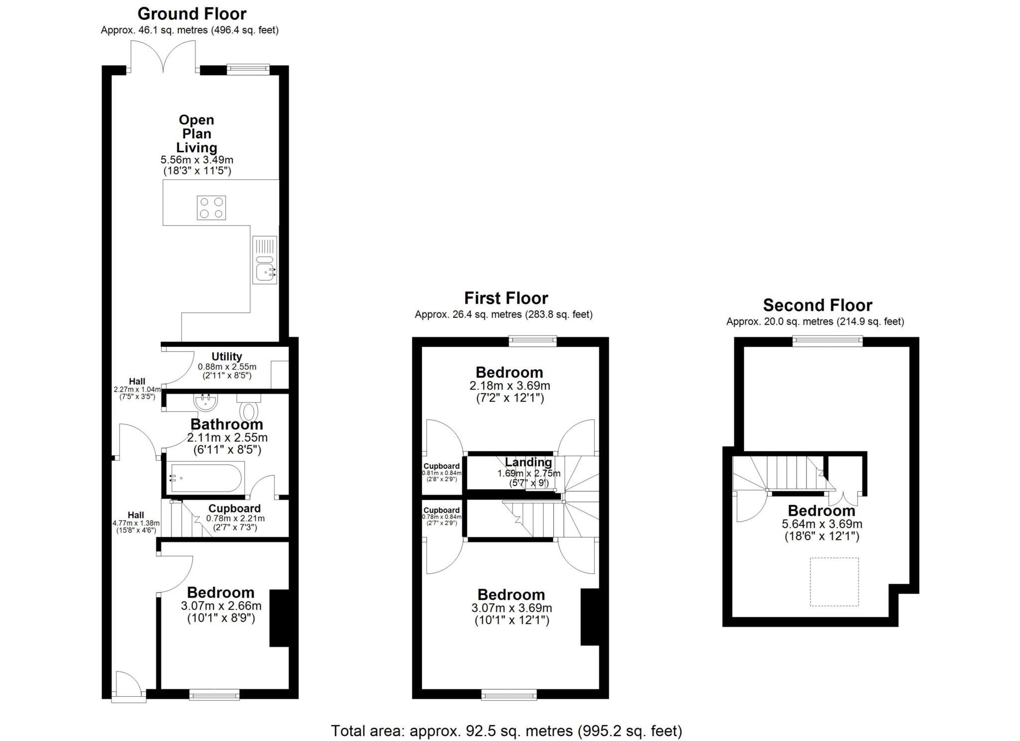 Cardigan Road, Reading floorplan