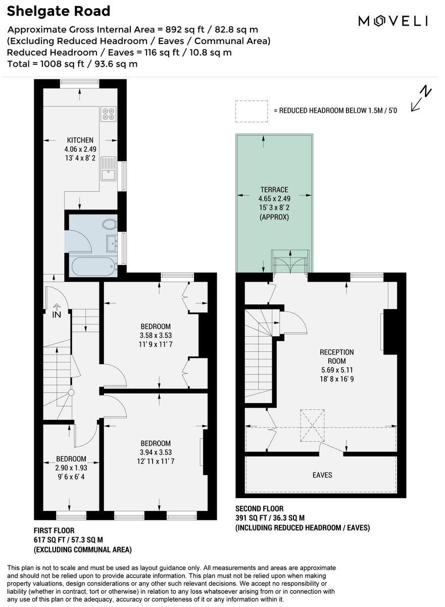 Shelgate Road, London, SW11 floorplan
