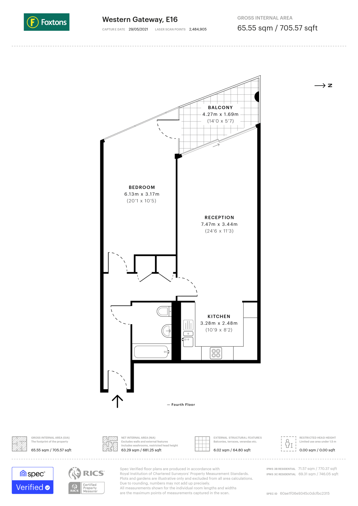 Balearic Apartments, Royal Docks, London, E16 floorplan