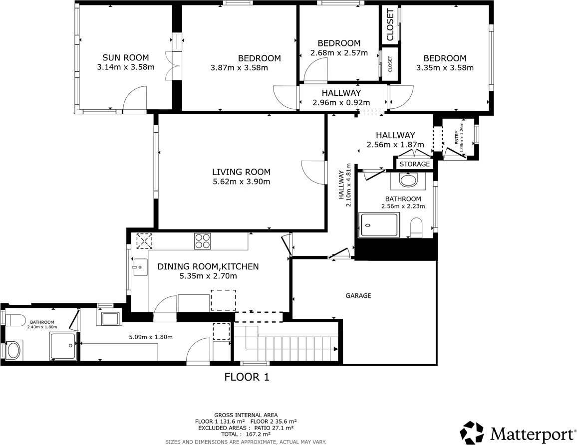 Ennerdale Road, Wheatley Hills, Doncaster, DN2 floorplan