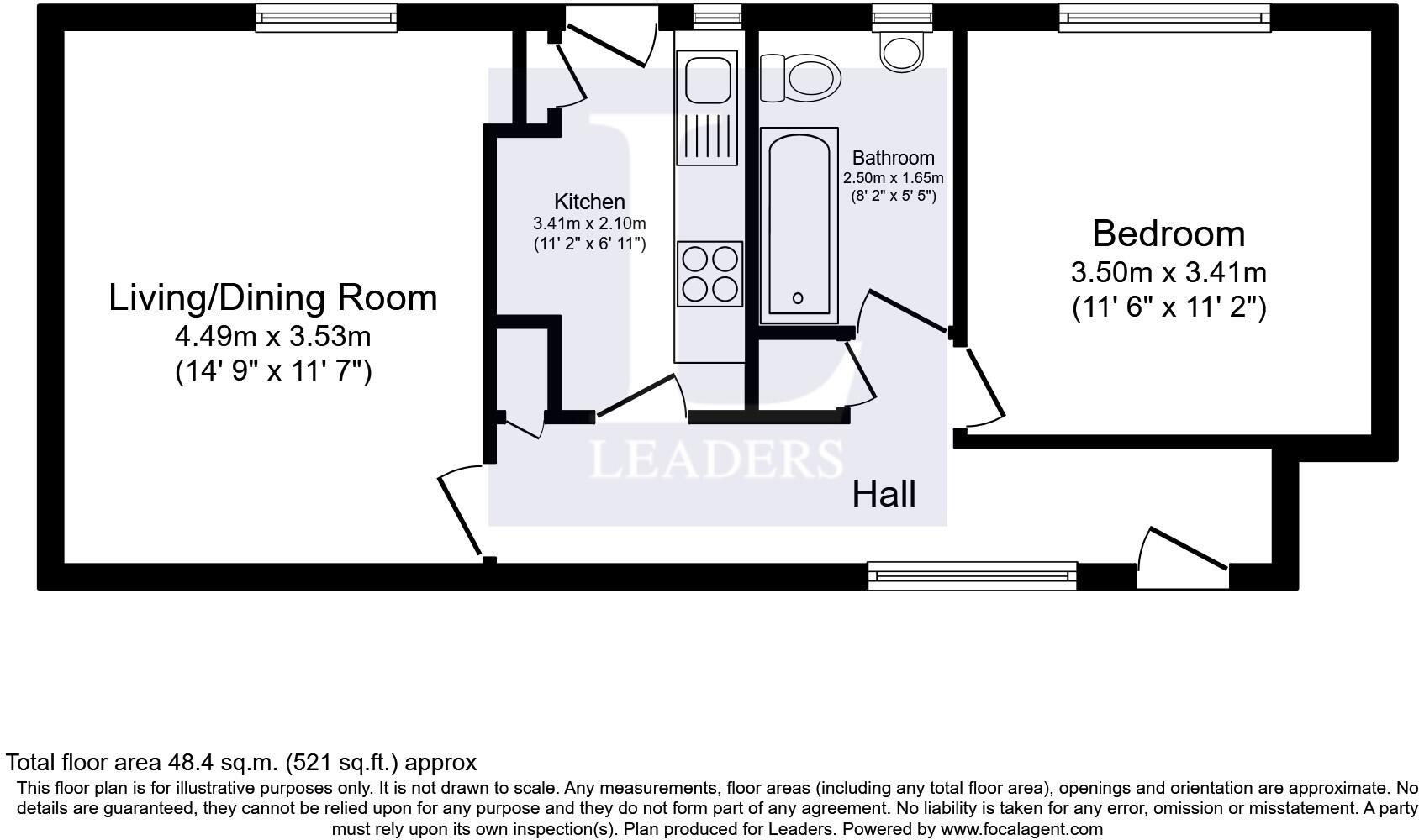 Dickens Road, Crawley, West Sussex floorplan