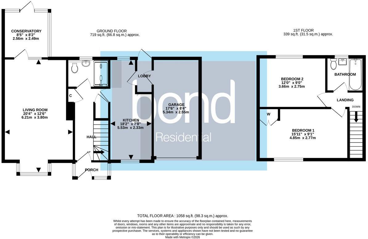 Canuden Road, Chelmsford, CM1 floorplan