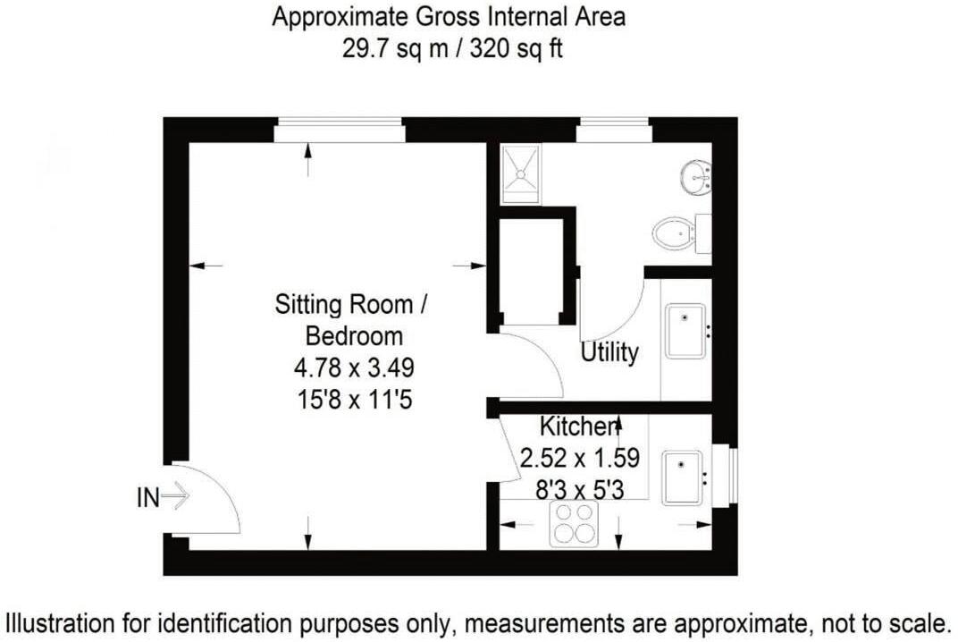 Caroline Place, Hayes floorplan