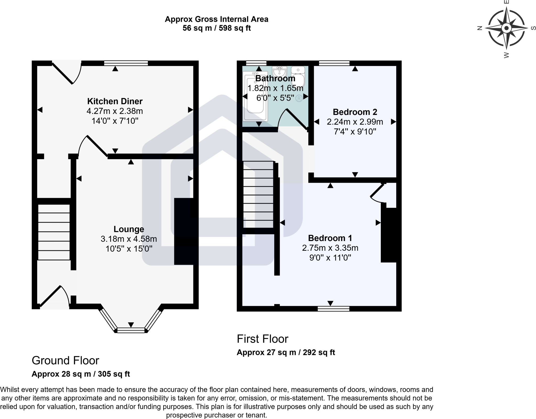 30 Princes Street, Shildon, DL4 1AX floorplan