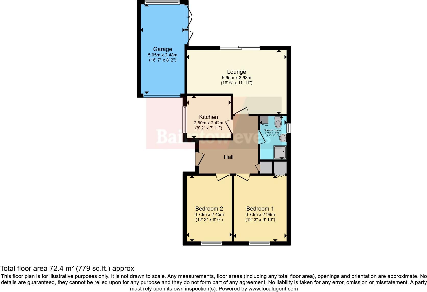 Church Walk, Atherstone, Warwickshire, CV9 floorplan