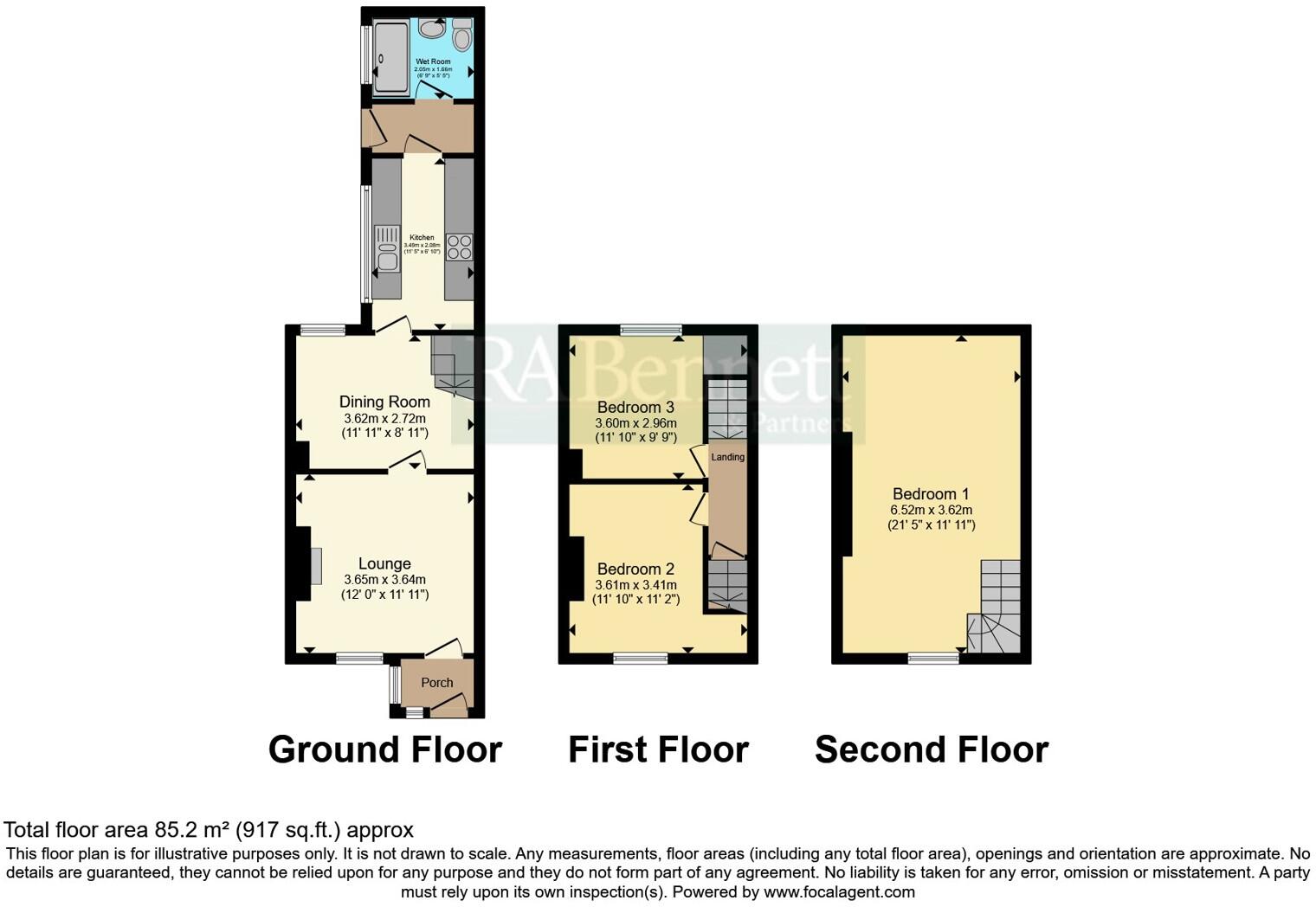 Boat Lane, Evesham, Worcestershire, WR11 floorplan