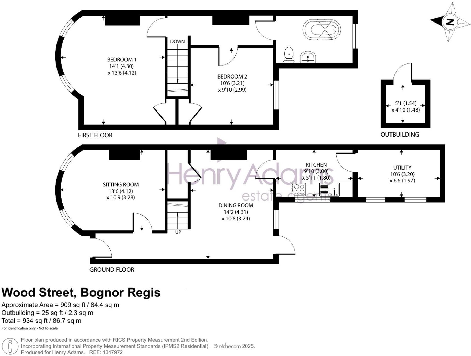 7, Wood Street, Bognor Regis, PO21 floorplan
