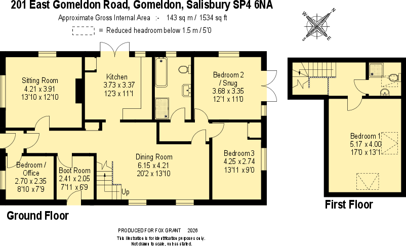 201, East Gomeldon Road, Gomeldon floorplan
