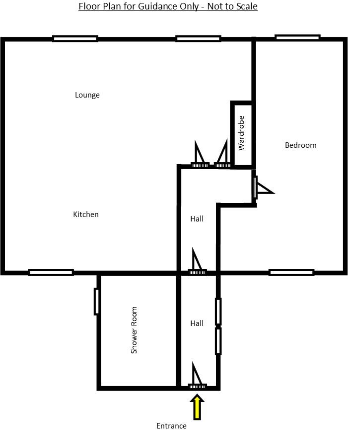 Upper Flat, Cherrybank Cottage, 71 1/2 Ardbeg Road, Isle Of Bute, Buteshire, PA20 floorplan