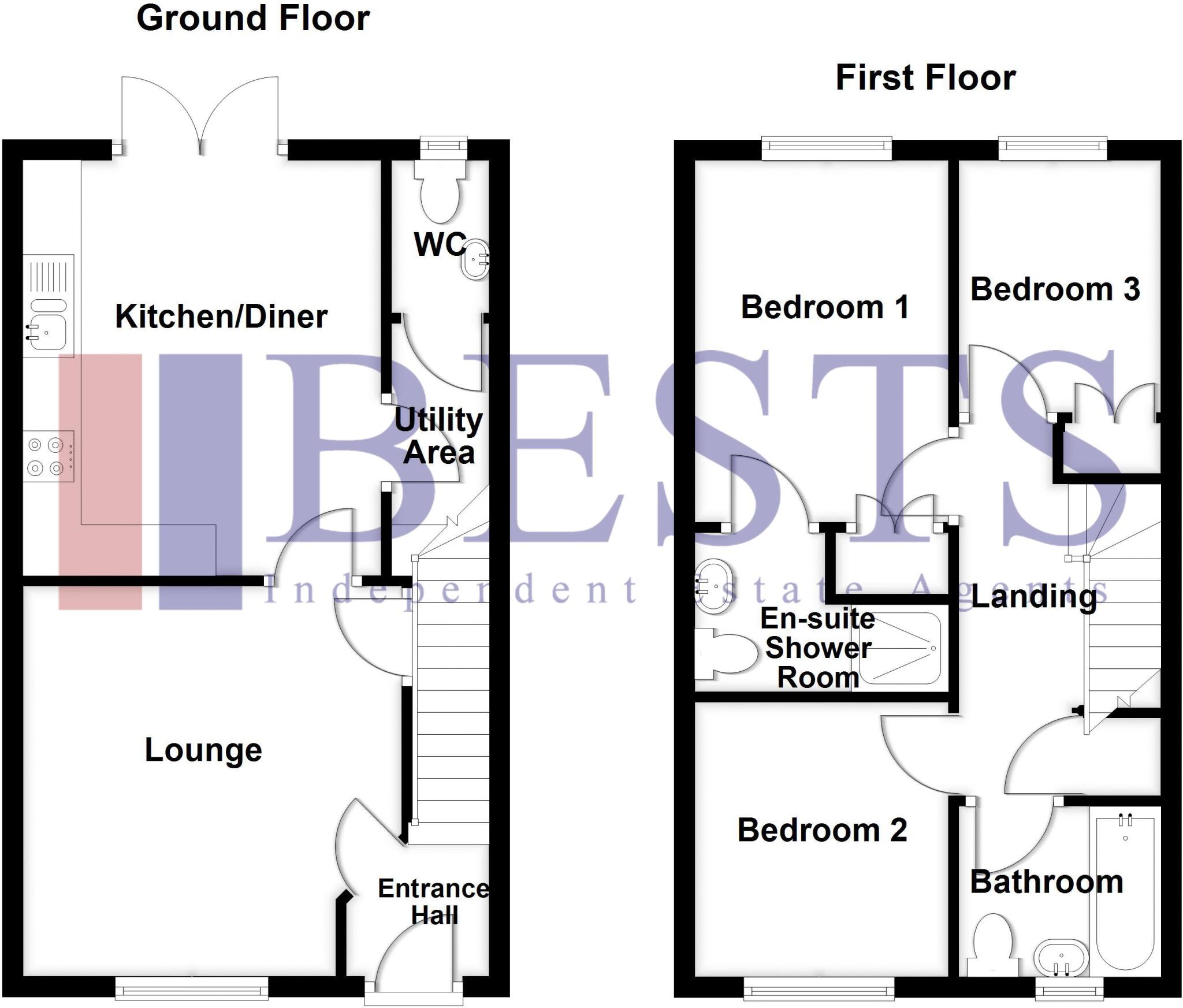 Hazel Grove, Runcorn floorplan