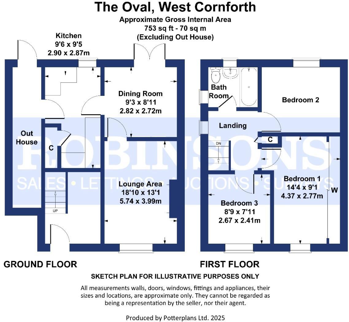 The Oval, West Cornforth, floorplan