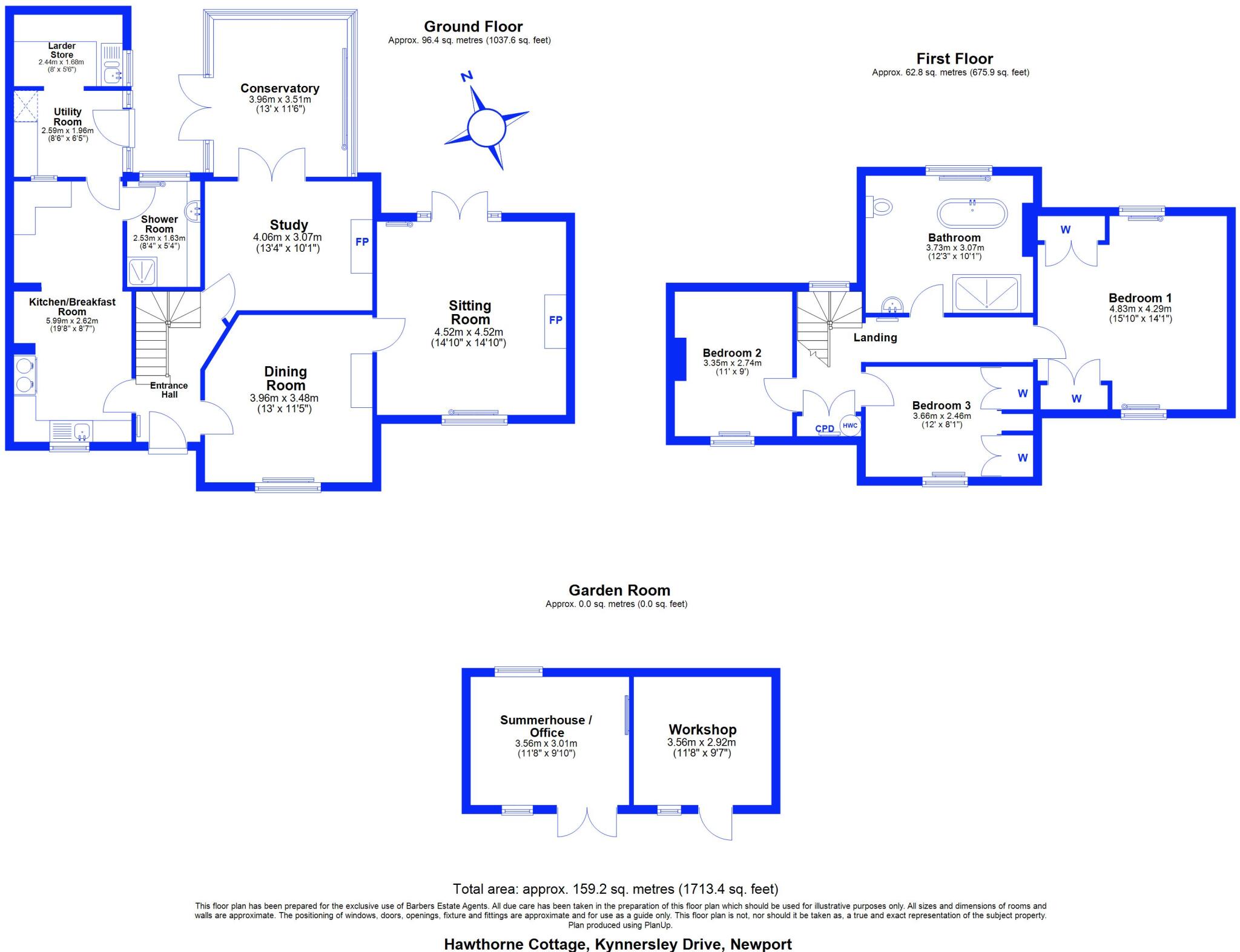 Kynnersley Drive, The Hincks, Lilleshall floorplan