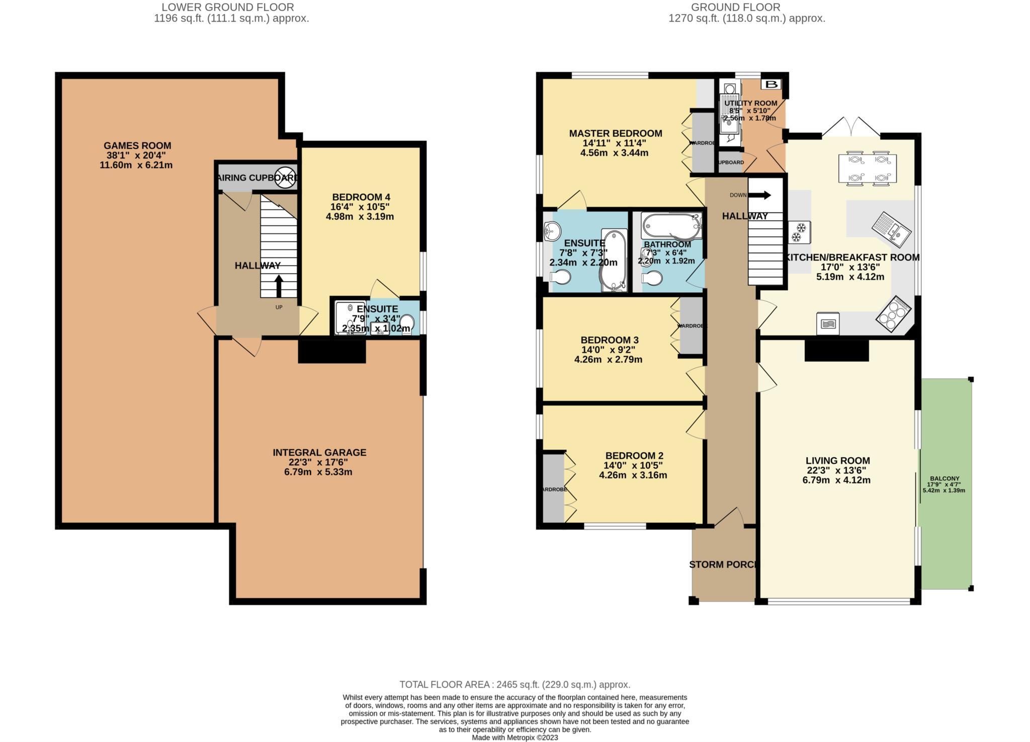 Glebe Estate, Studland floorplan