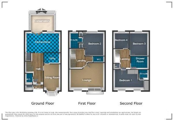Darbys Way, Tipton floorplan