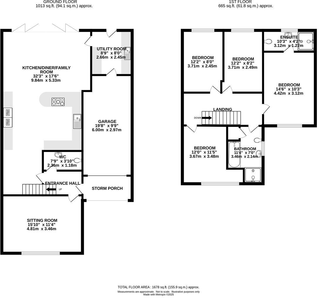Glovers Field, Kelvedon Hatch floorplan