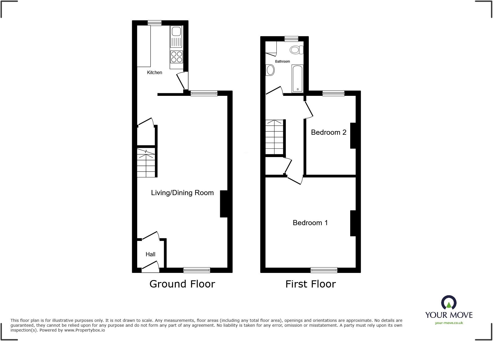 Ladypit Terrace, Whitehaven, Cumbria, CA28 floorplan