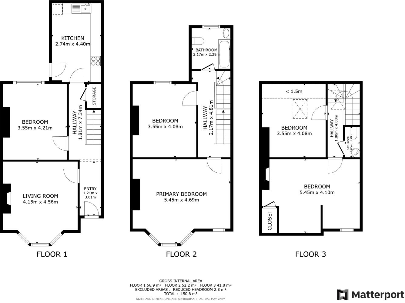 55 Bentinck Road, Nottingham floorplan