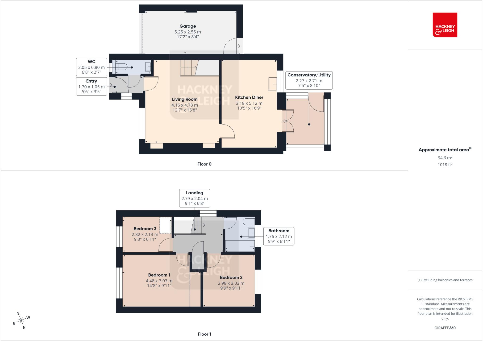 41 Camborne Avenue, Carnforth, LA5 9TS floorplan