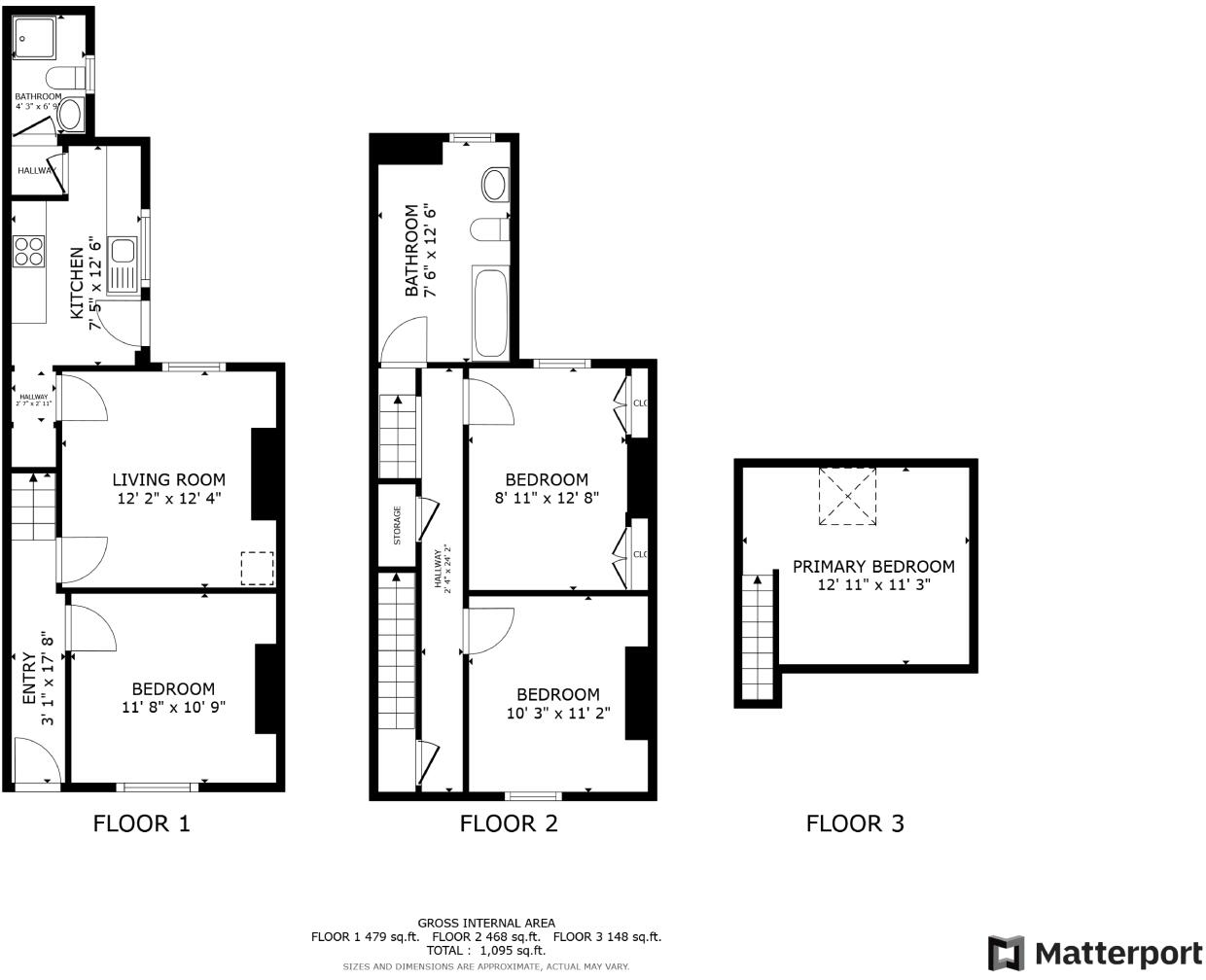 81 Wellington Street, Nottingham, NG3 1DX floorplan