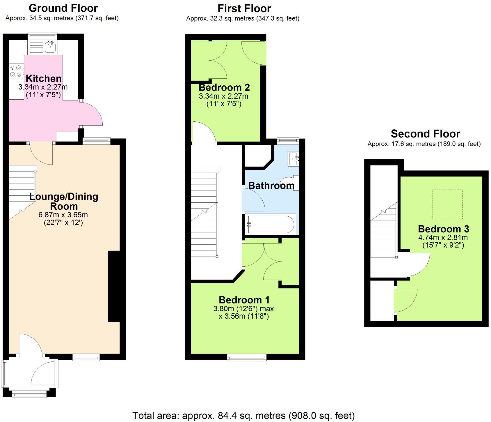 Southmill Road, Bishop's Stortford, Hertfordshire, CM23 floorplan