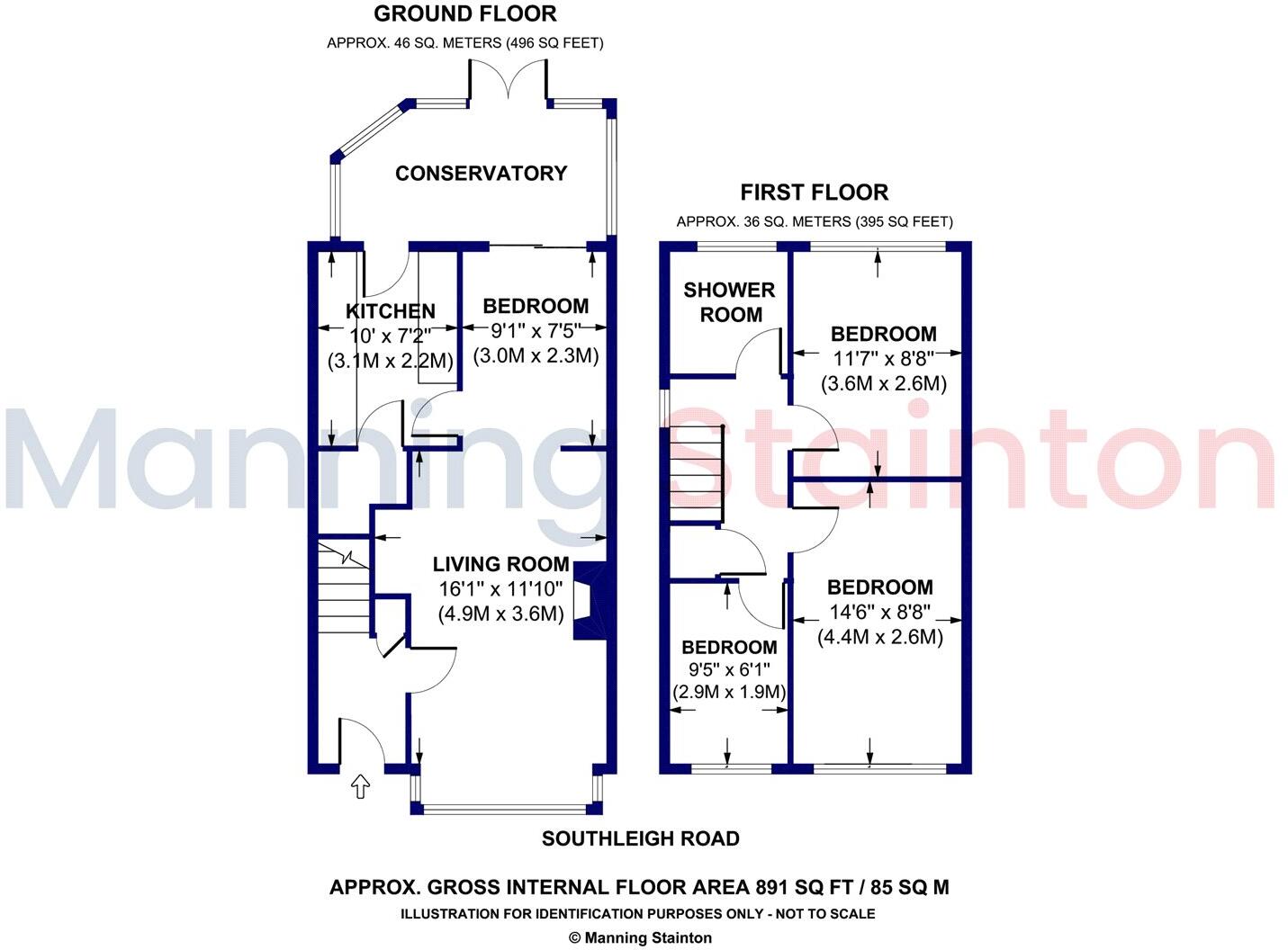 Southleigh Road, Leeds, West Yorkshire floorplan