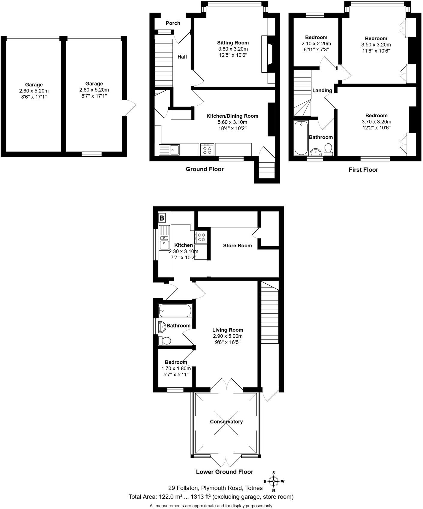 Plymouth Road, Totnes floorplan