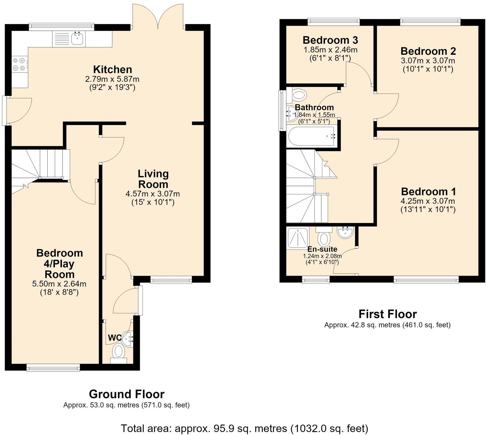 Spinning Mill Close, Oswaldtwistle, BB5 floorplan