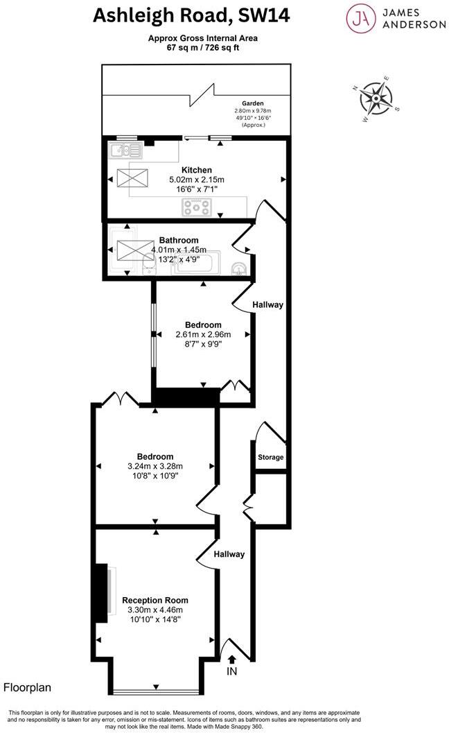 Ashleigh Road, Mortlake, SW14 floorplan