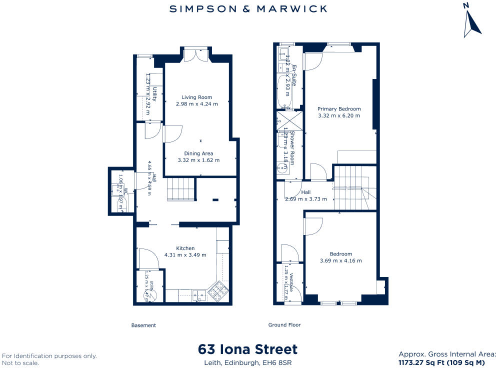 63 Iona Street. Leith, Edinburgh, EH6 8SR floorplan